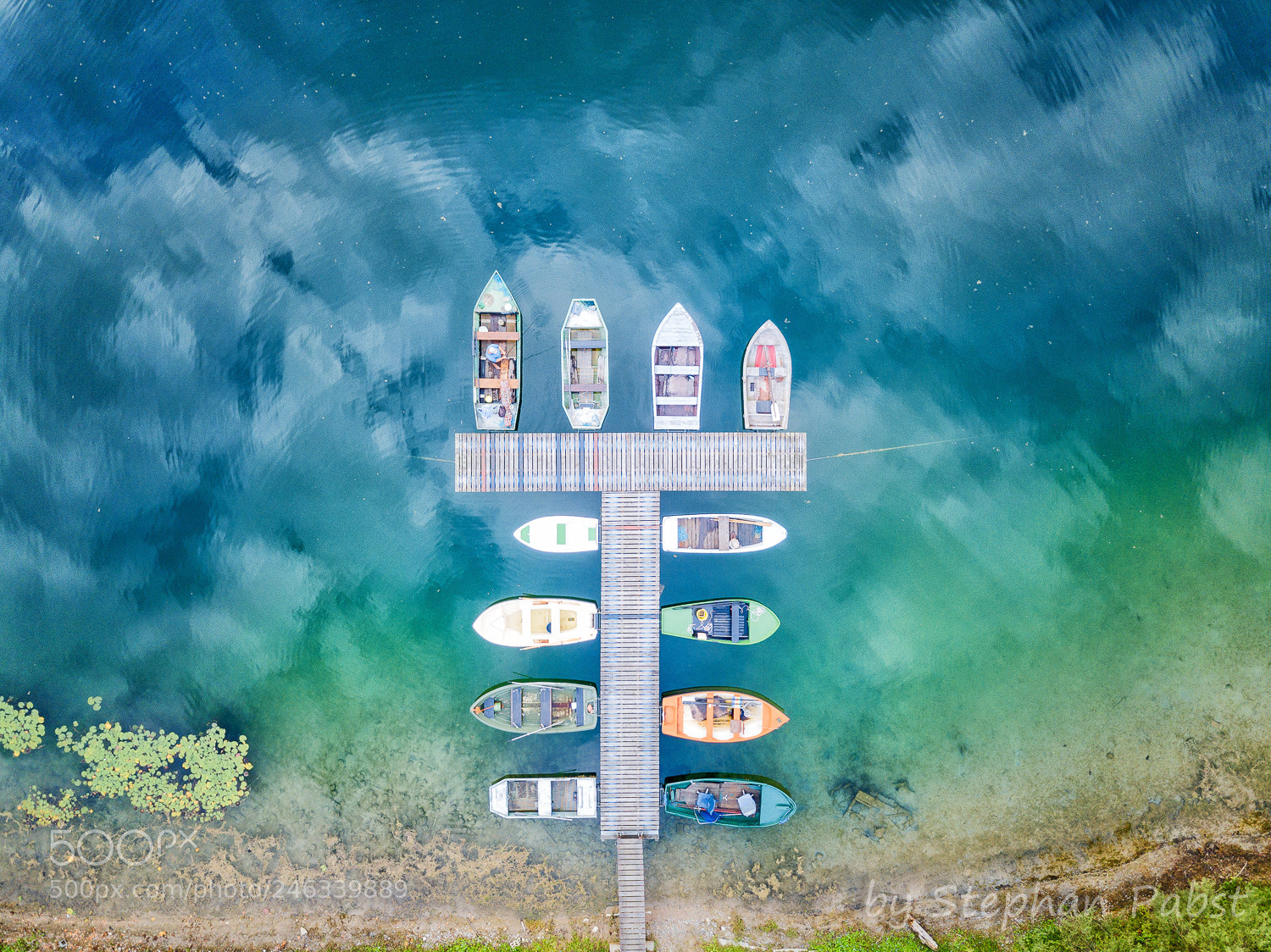 DJI FC220 sample photo. Cloud reflection photography