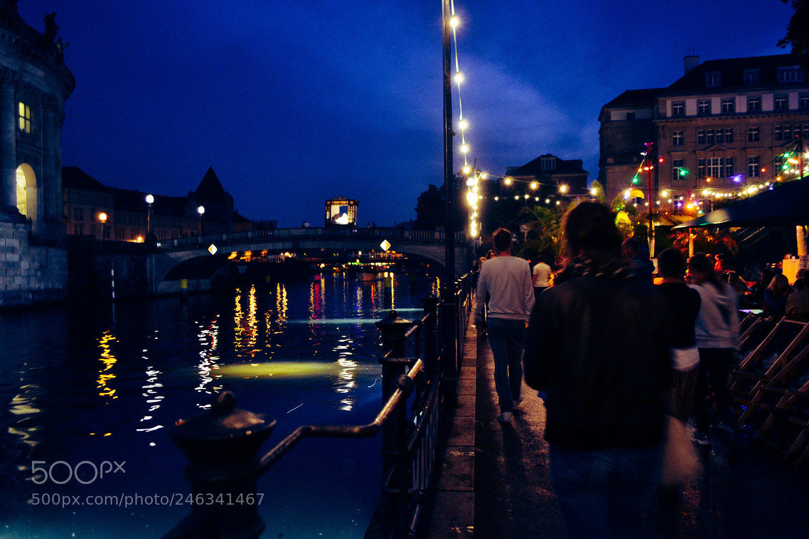 Nikon D3100 sample photo. Berliner night photography