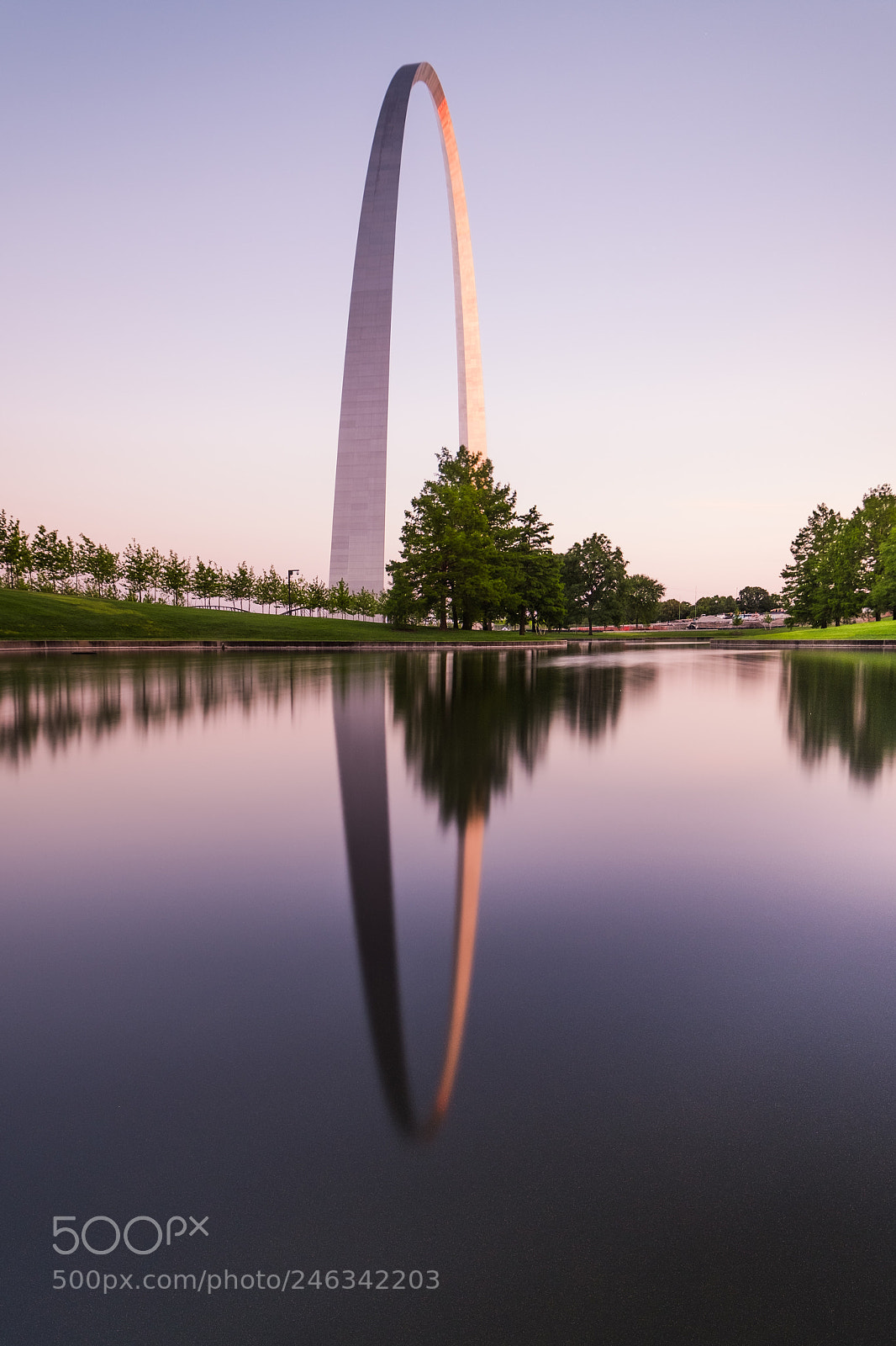 Fujifilm X-Pro2 sample photo. Sunset at gateway arch photography