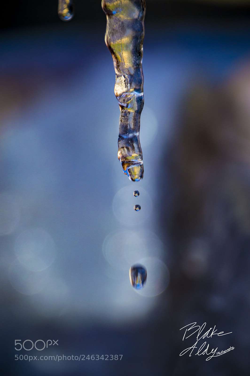 Nikon D3200 sample photo. Water drop photography