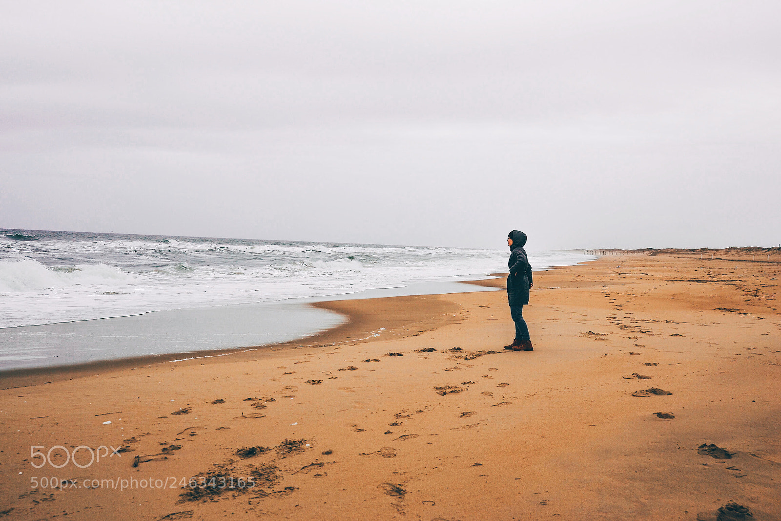 Nikon D3100 sample photo. Alone against the tide. photography