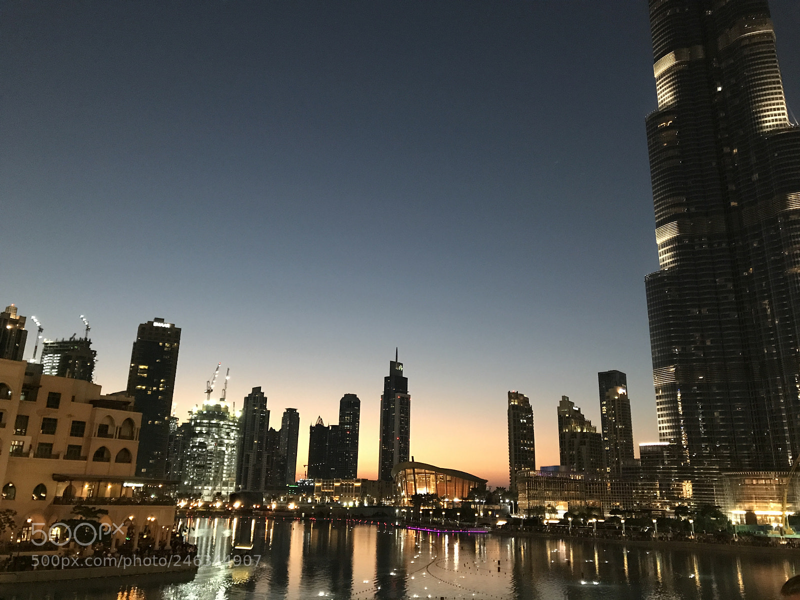 Apple iPhone 7 sample photo. Dubai downtown photography
