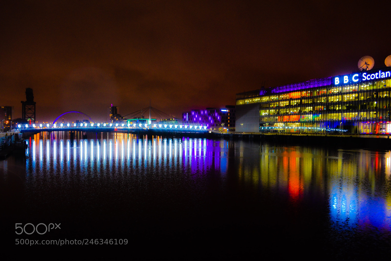 Nikon D3100 sample photo. Lights on the water photography