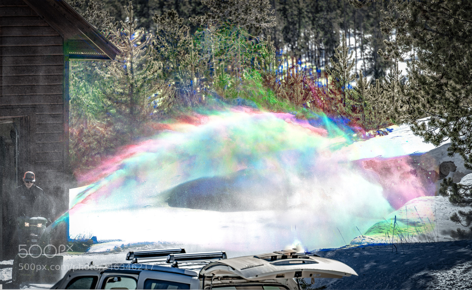 Sony a7R II sample photo. Blowing a rainbow photography