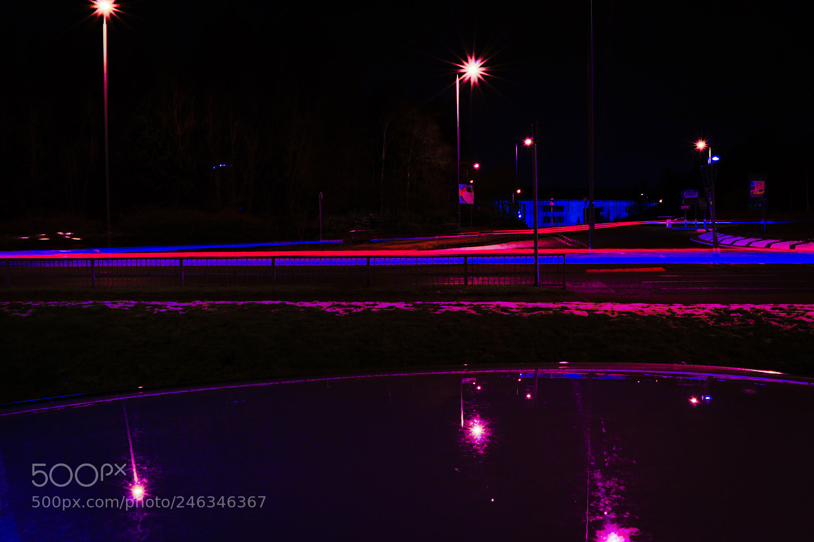 Nikon D3100 sample photo. Light trails photography