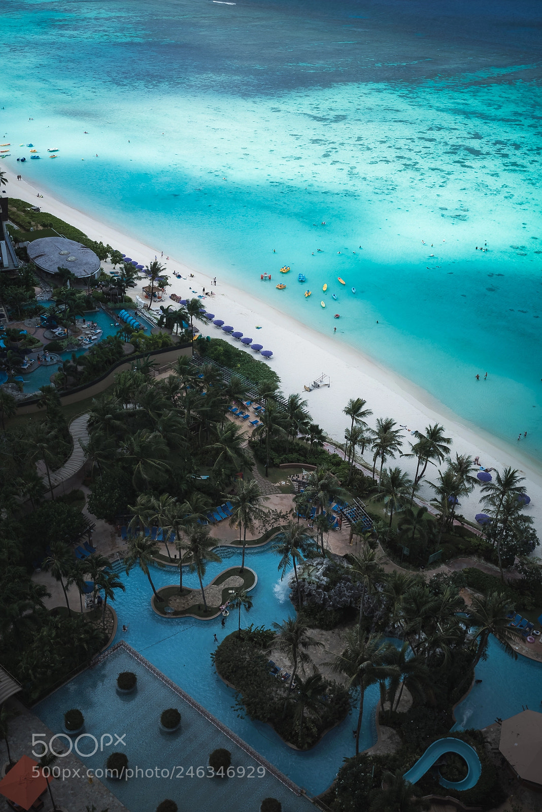 Nikon D810 sample photo. Clear water of guam photography