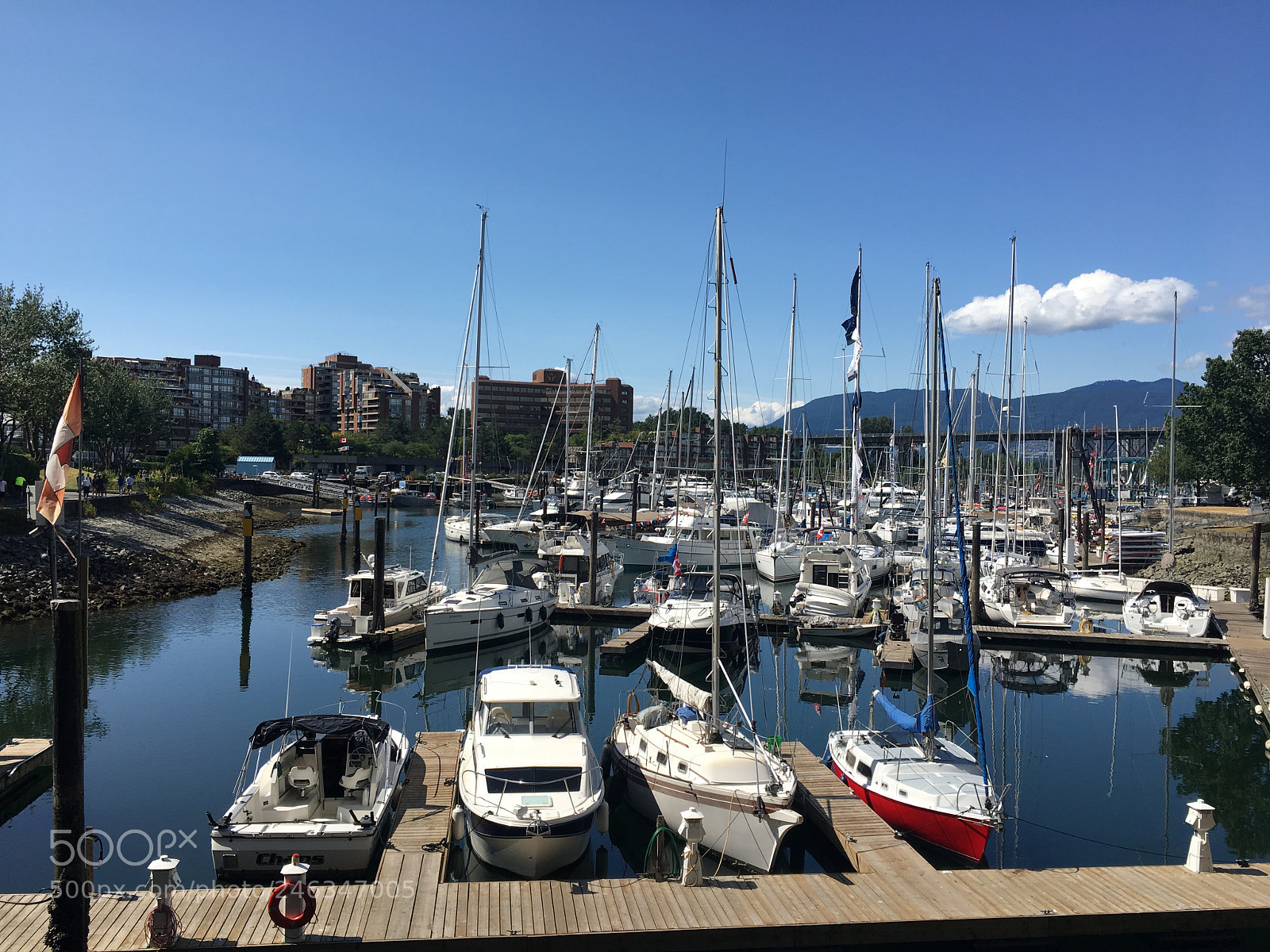 Apple iPhone 6s sample photo. Granville island photography