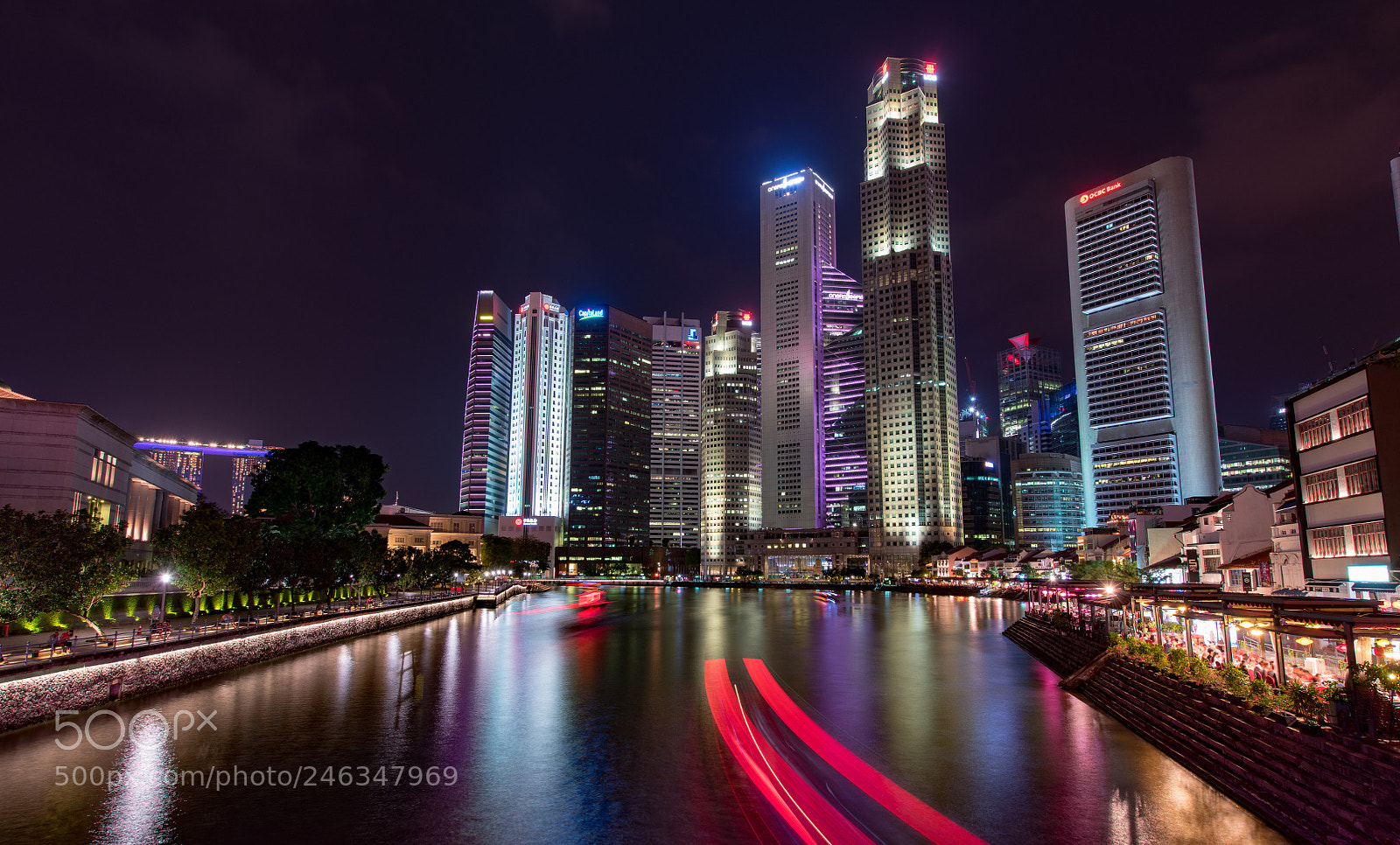 Nikon D850 sample photo. Boat quay, singapore photography