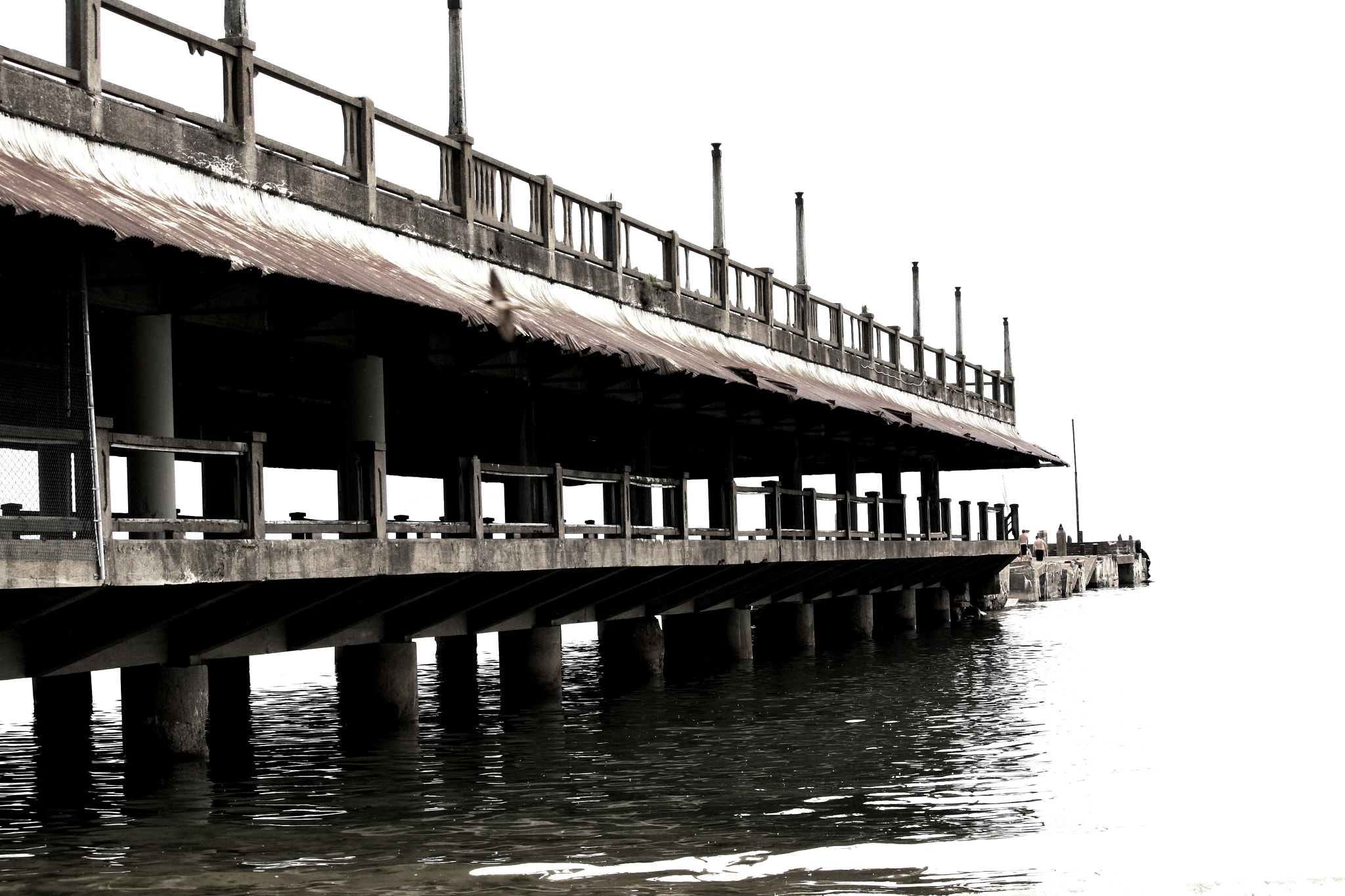 Canon EF-S 55-250mm F4-5.6 IS sample photo. Dock in crista beach photography