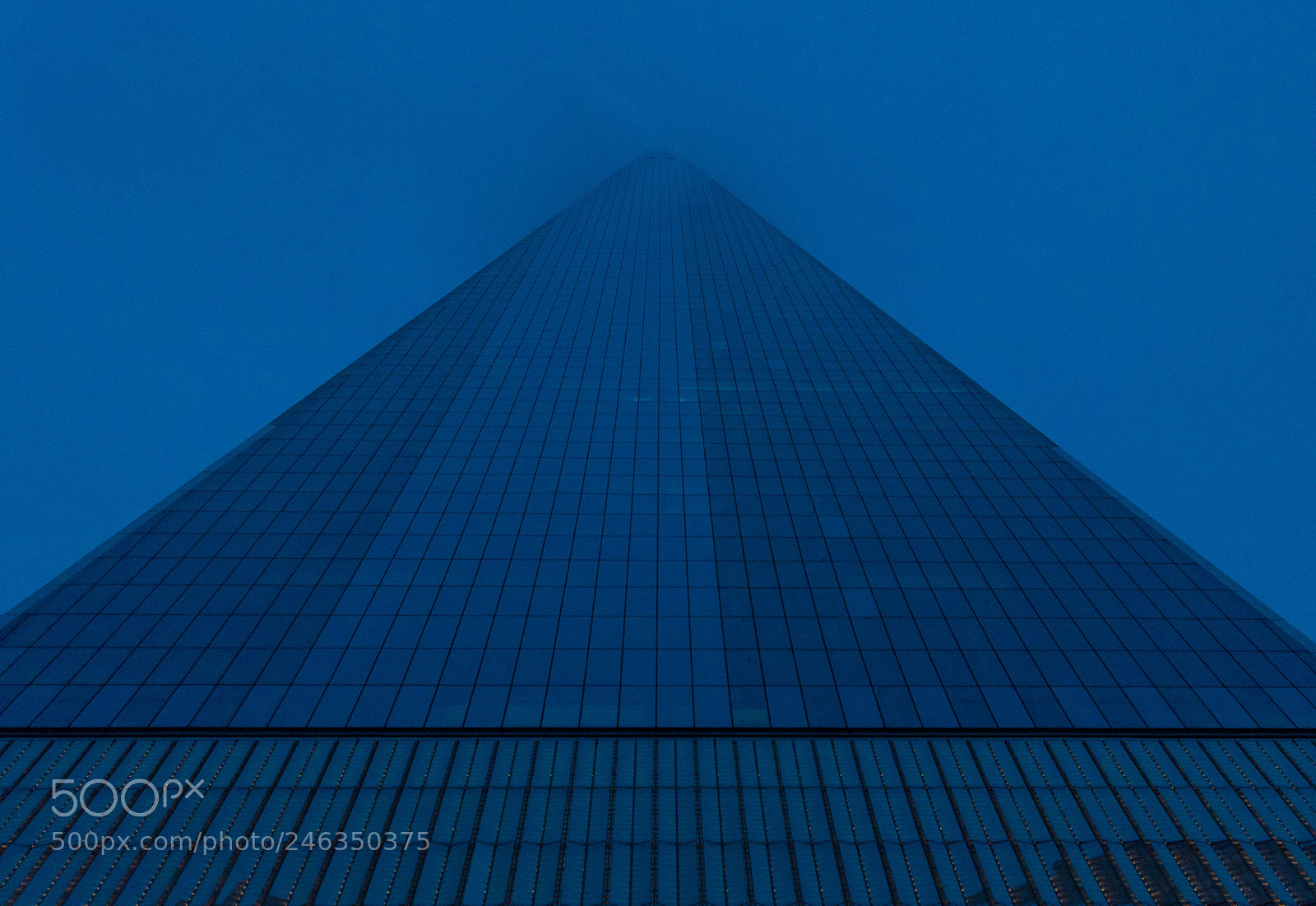Nikon D90 sample photo. Freedom tower blue hour photography