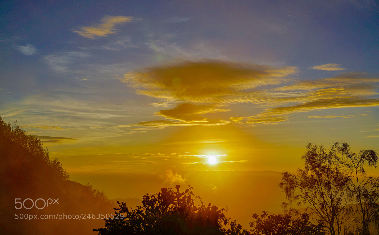 Sony a7R II sample photo. Sunrise from mt penanjakan photography