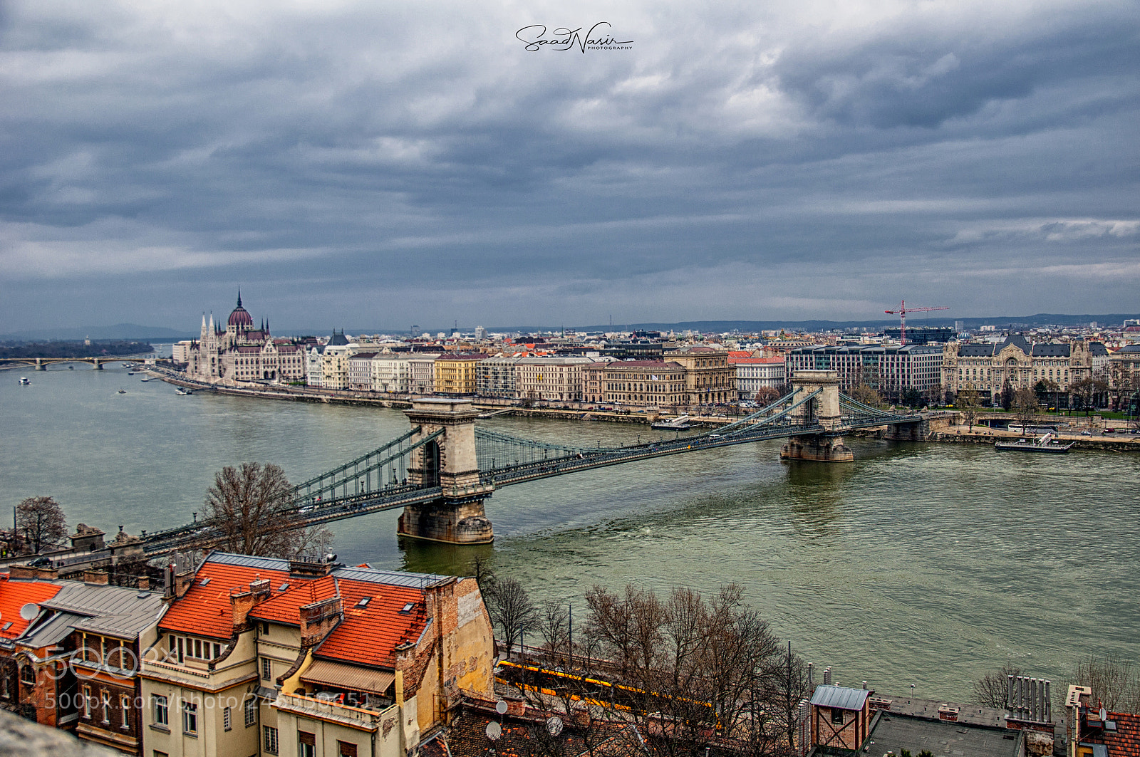Nikon D5000 sample photo. Budapest on a cloudy photography