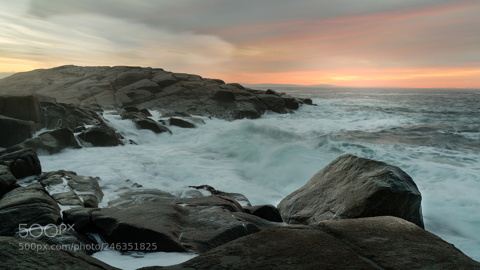 Sony a7R II sample photo. Peggys cove sunrise photography