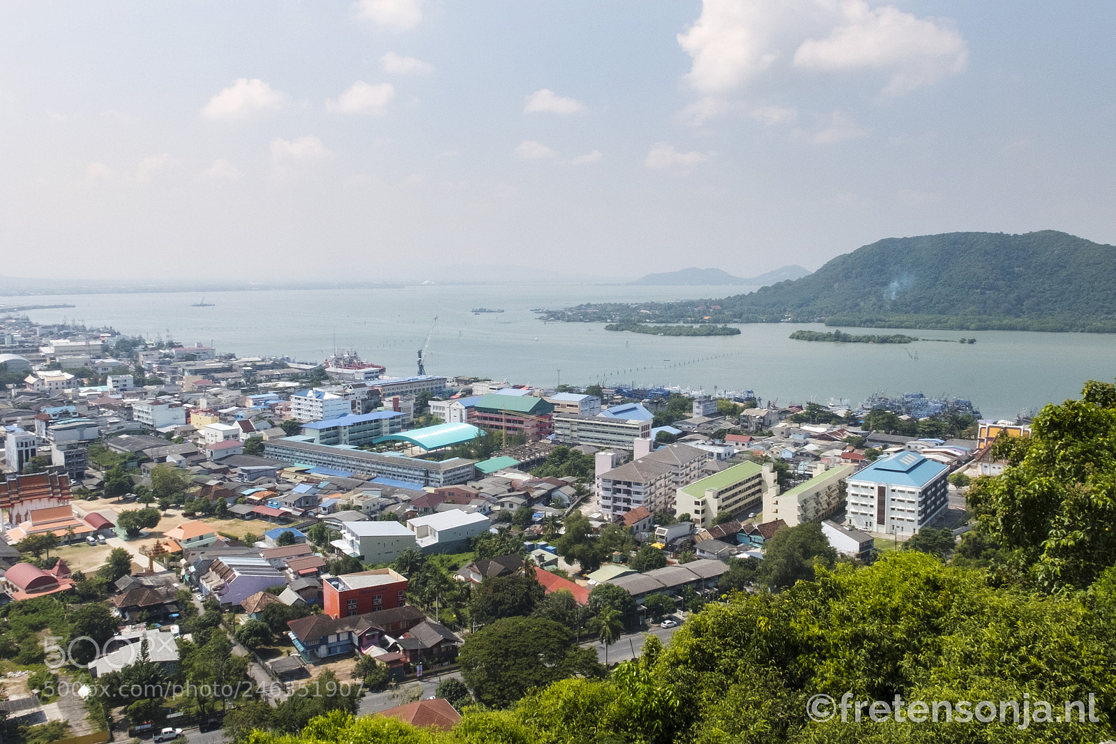 Fujifilm X30 sample photo. View over songkhla photography