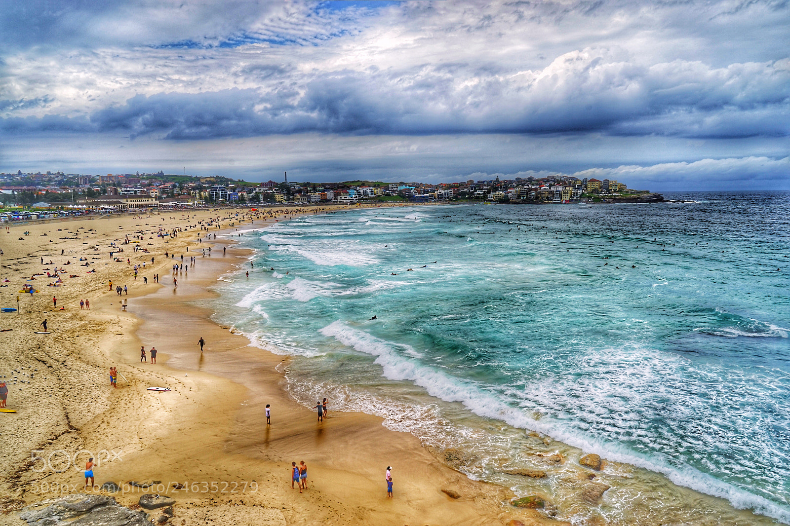 Sony a7 sample photo. Bondi beach photography