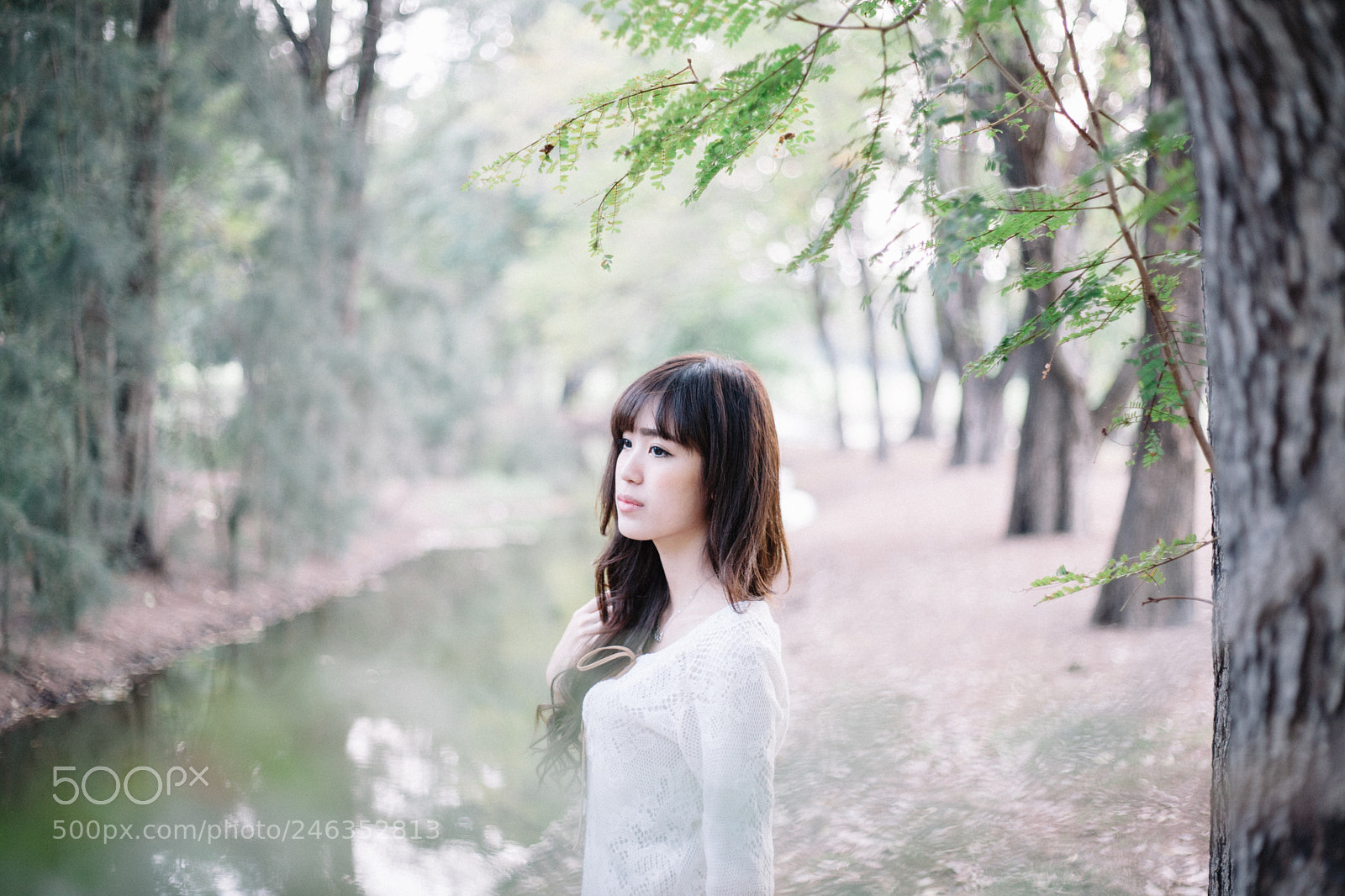 Canon EOS 5D sample photo. The beauty white skin photography