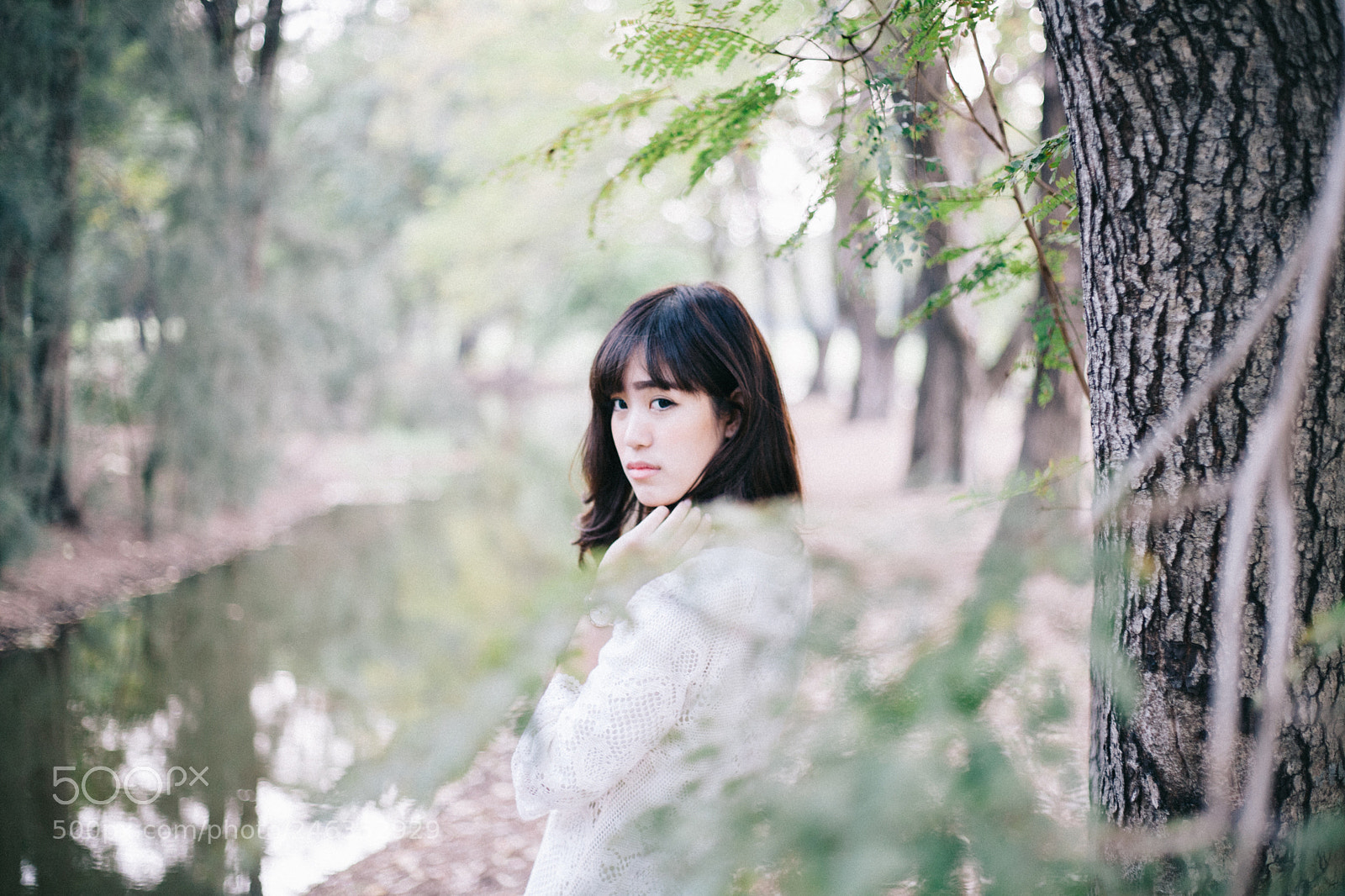Canon EOS 5D sample photo. The beauty white skin photography