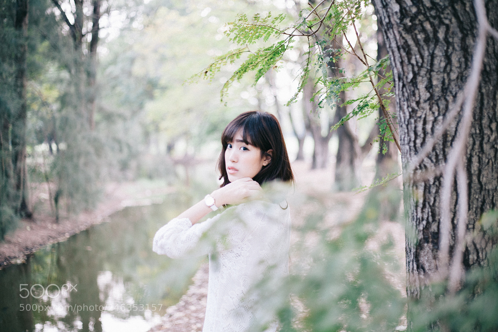 Canon EOS 5D sample photo. The beauty white skin photography