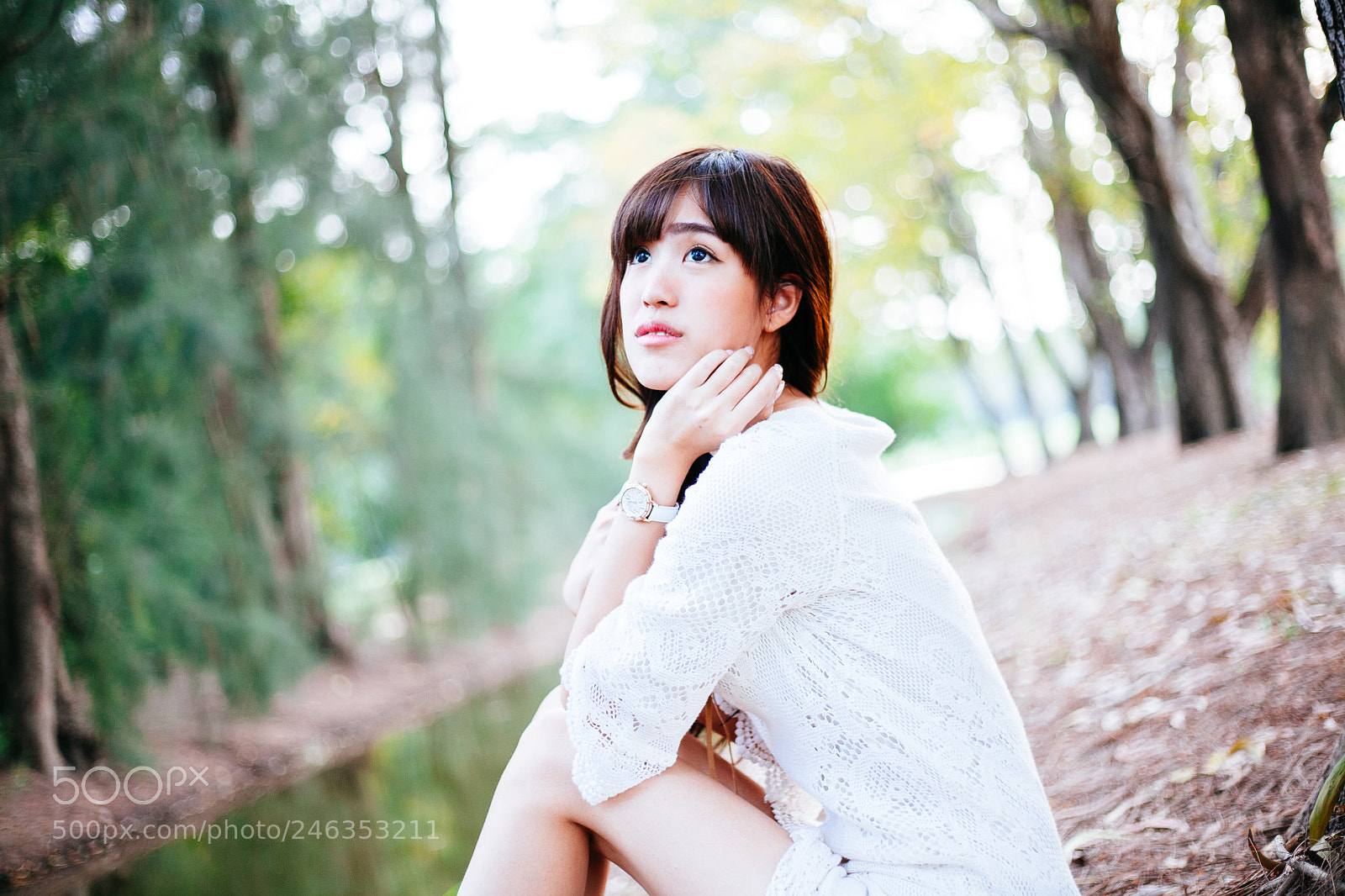 Canon EOS 5D sample photo. The beauty white skin photography