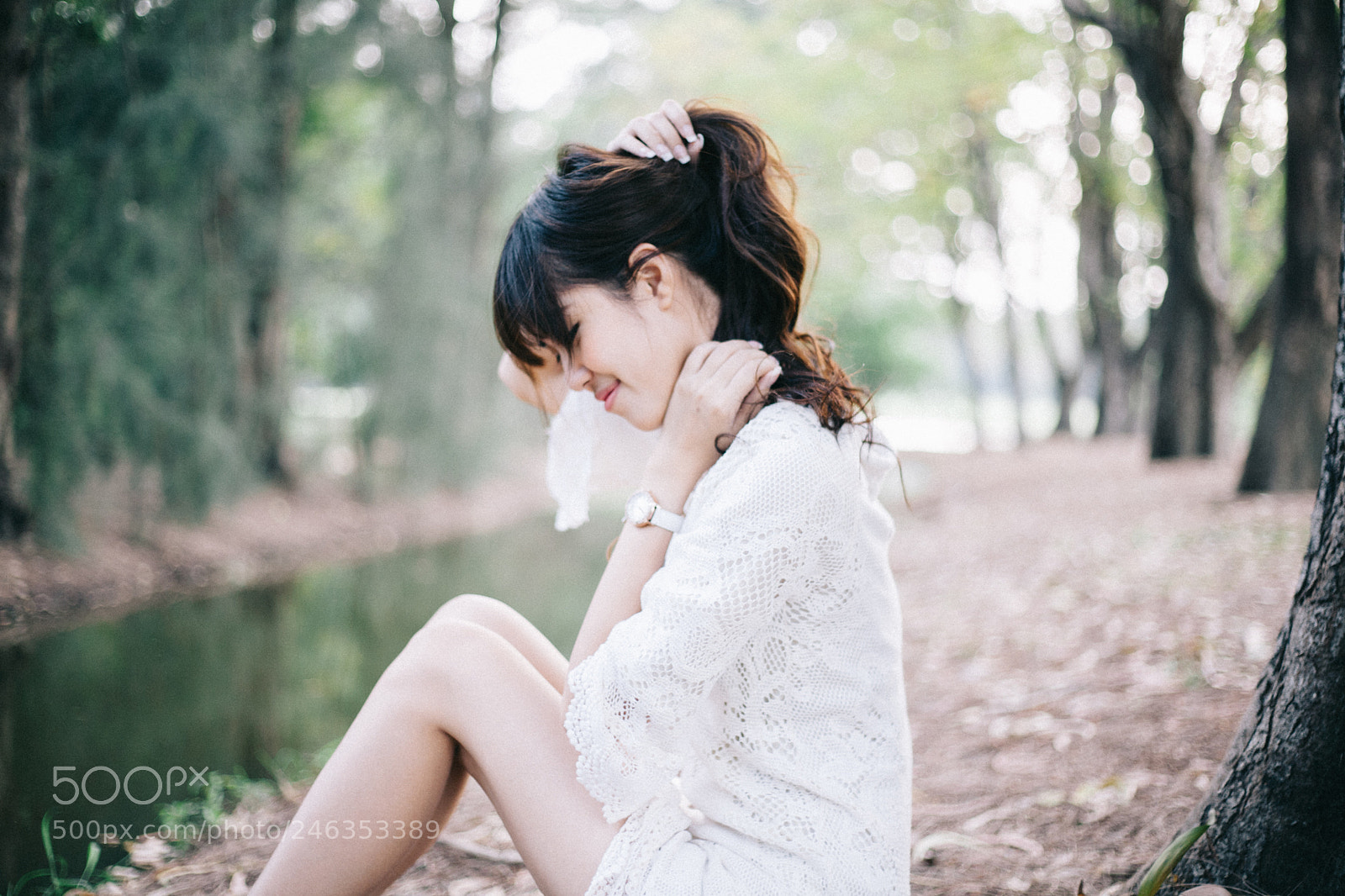 Canon EOS 5D sample photo. The beauty white skin photography