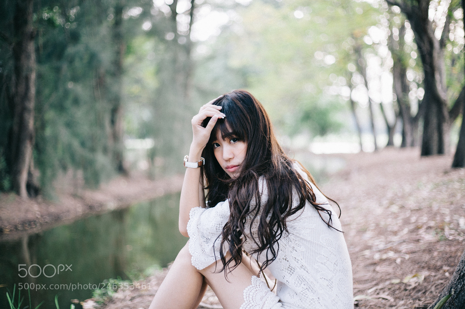 Canon EOS 5D sample photo. The beauty white skin photography