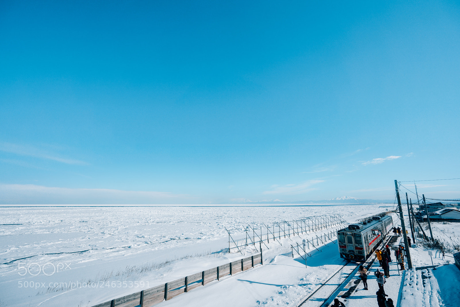 Sony a7R III sample photo. The railway near drift photography