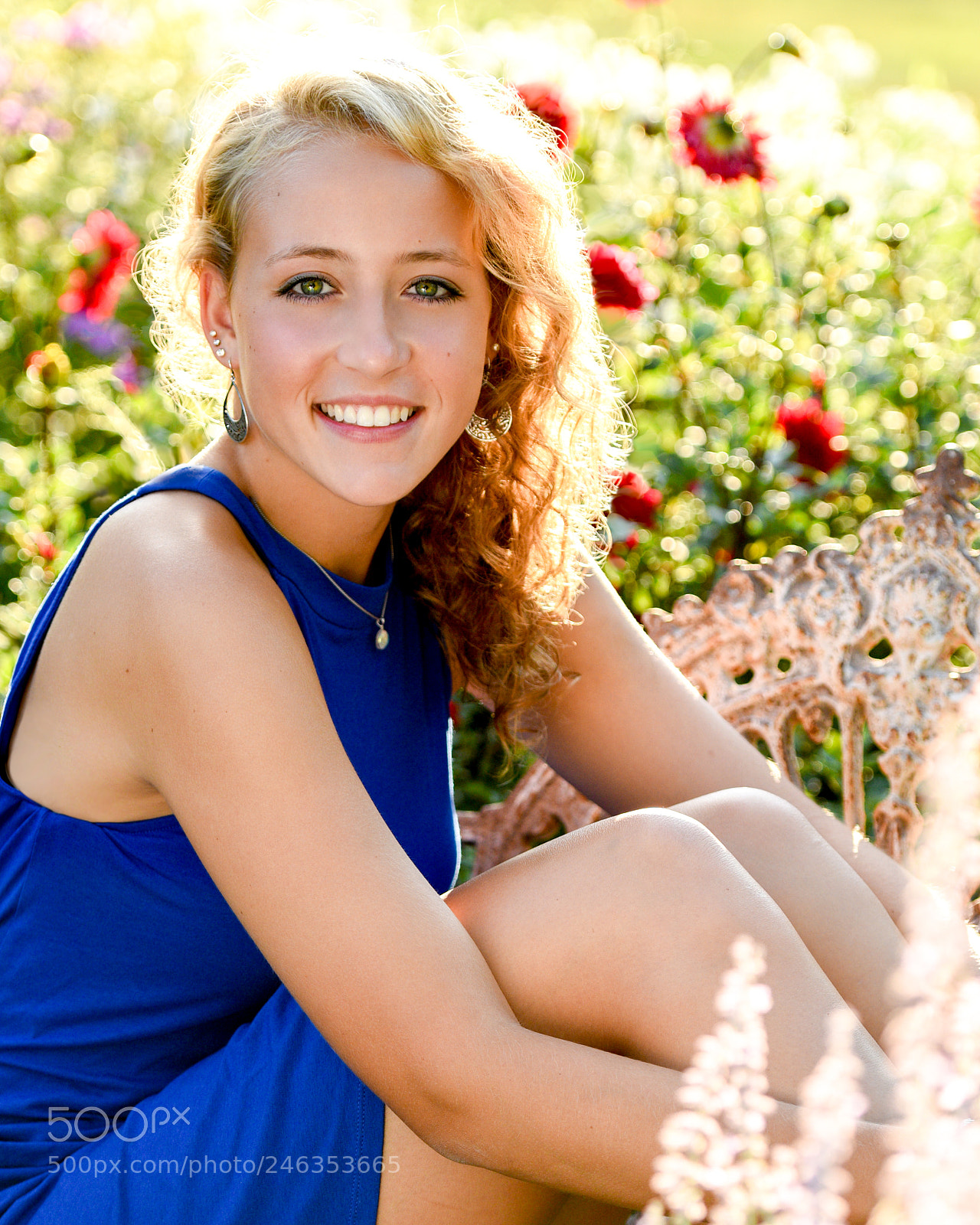 Nikon D810 sample photo. Anna in the garden photography