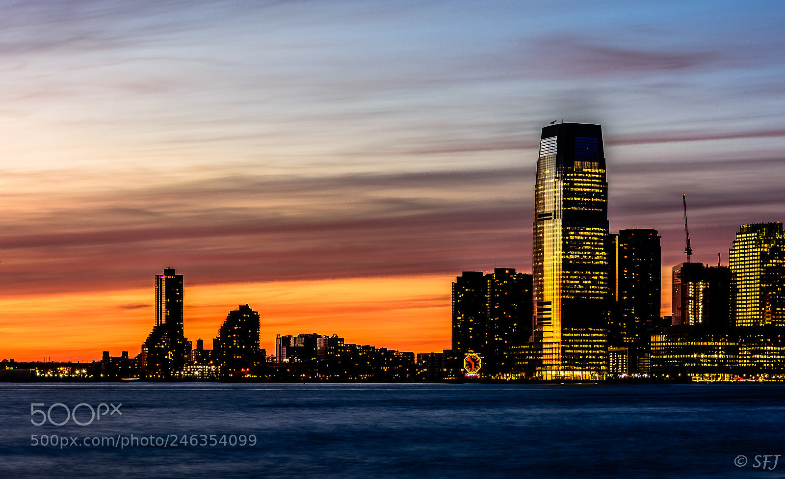 Nikon D7100 sample photo. Jersey city sunset photography