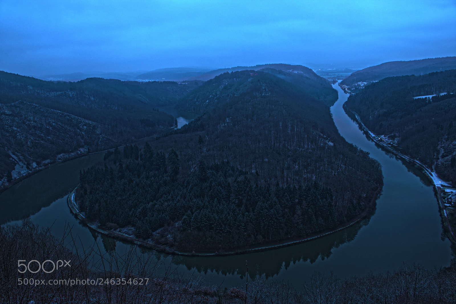 Canon EOS 750D (EOS Rebel T6i / EOS Kiss X8i) sample photo. Saarschleife hdr photography