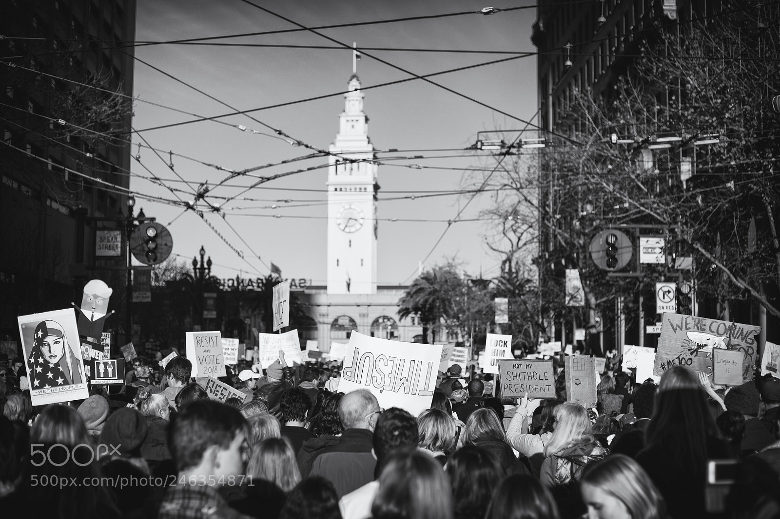 Canon EOS 6D Mark II sample photo. 2018 women's march photography