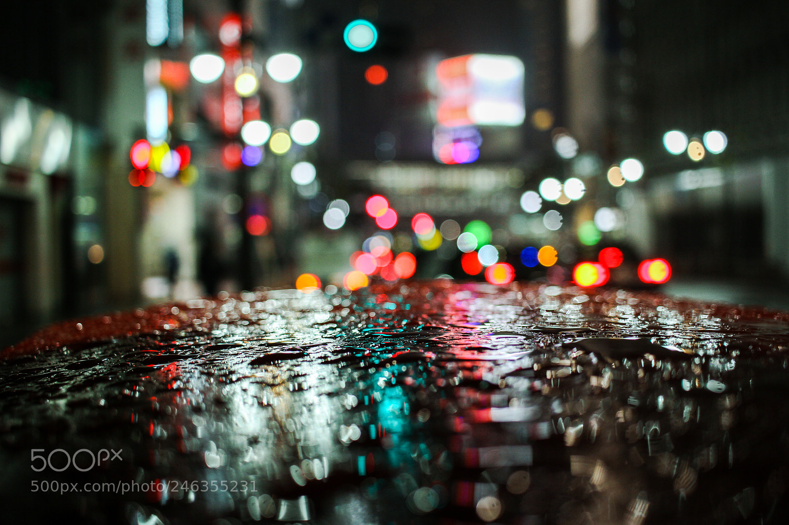 Canon EOS 7D sample photo. Bokeh in the rain photography