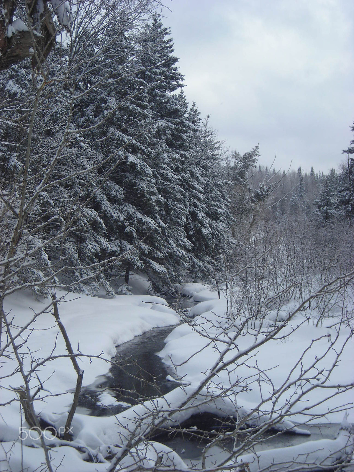 Nikon COOLPIX L2 sample photo. Snow covered country photography