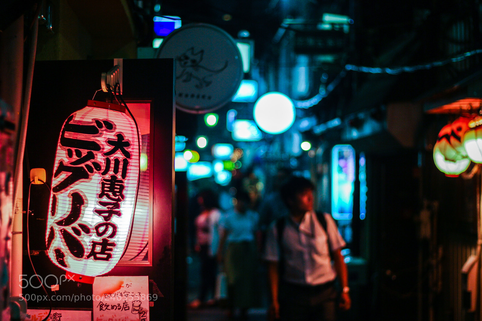 Canon EOS 7D sample photo. Shinjuku golden-gai photography