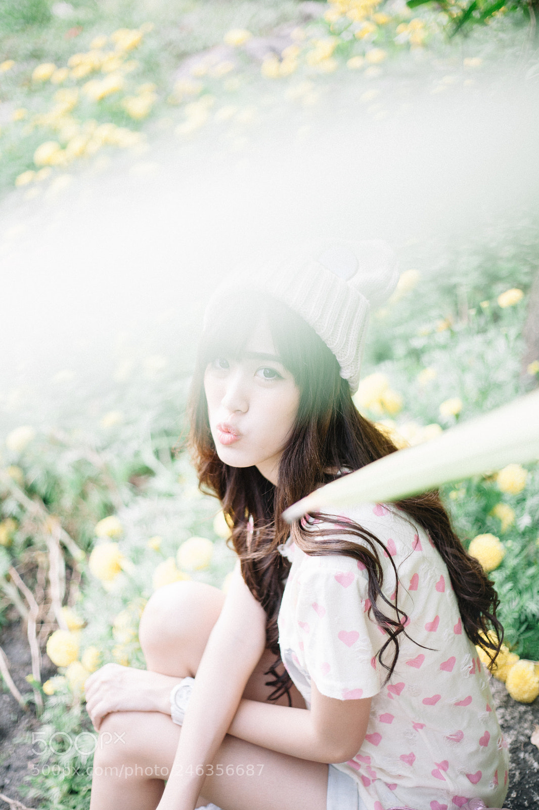 Canon EOS 5D sample photo. Beauty girl in korean photography