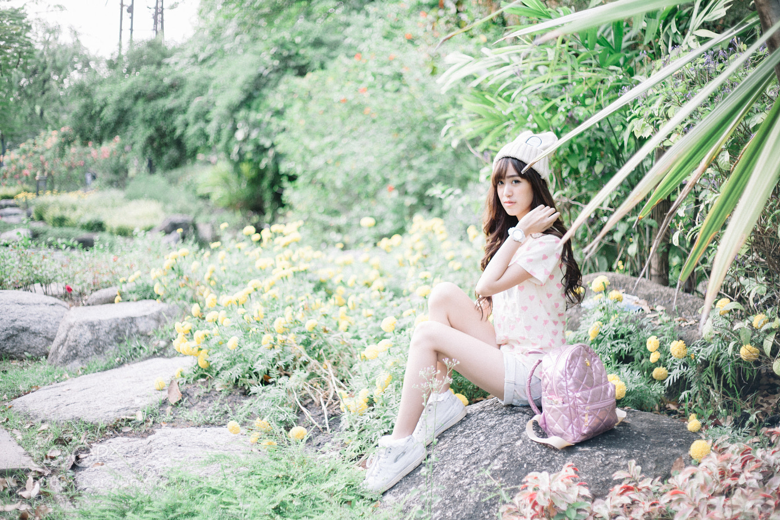 Canon EOS 5D sample photo. Beauty girl in korean photography