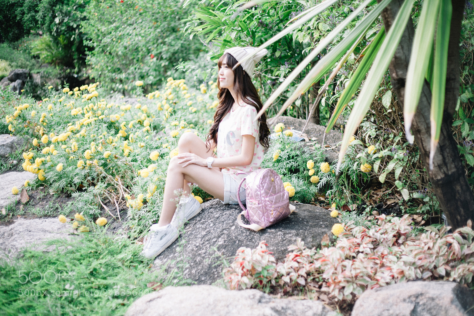 Canon EOS 5D sample photo. Beauty girl in korean photography