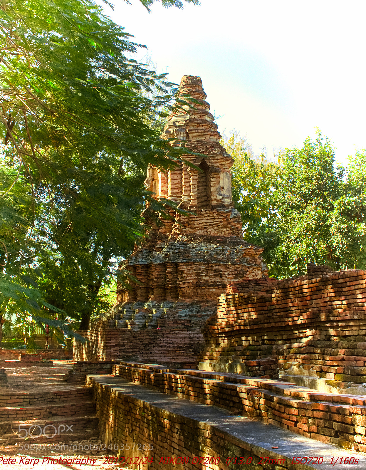 Nikon D7200 sample photo. Ruins of wat e photography