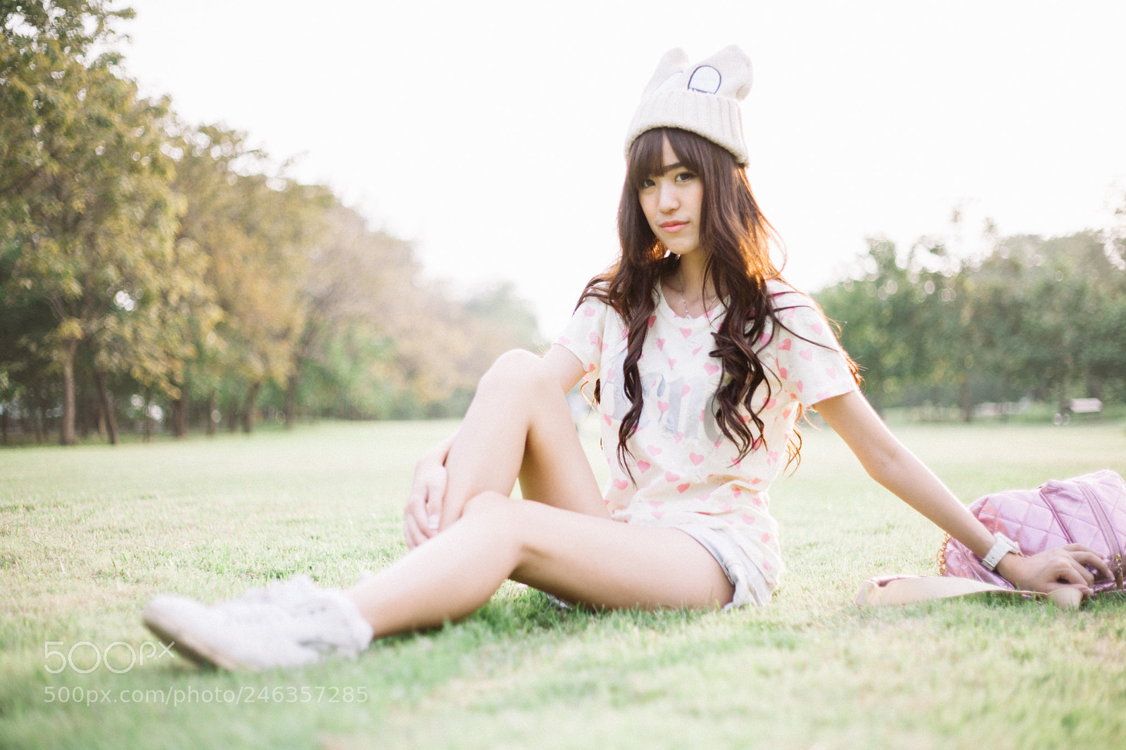 Canon EOS 5D sample photo. Beauty girl in korean photography
