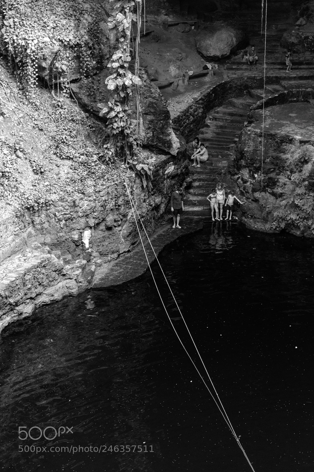 Nikon D3400 sample photo. Zaci cenote 2 photography