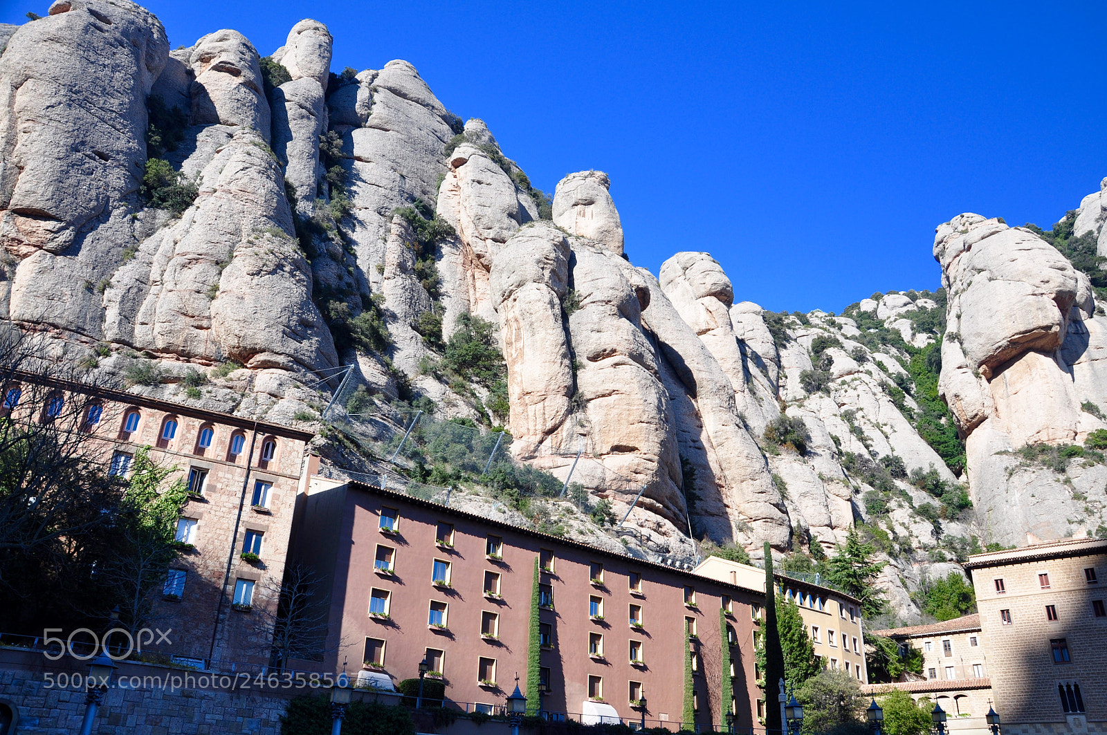 Nikon D90 sample photo. Monastery at montserrat, near photography