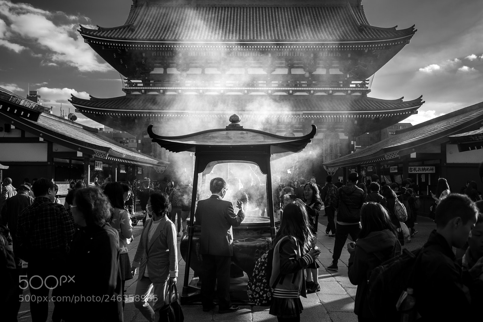 Sony a7 II sample photo. Senso-ji temple photography