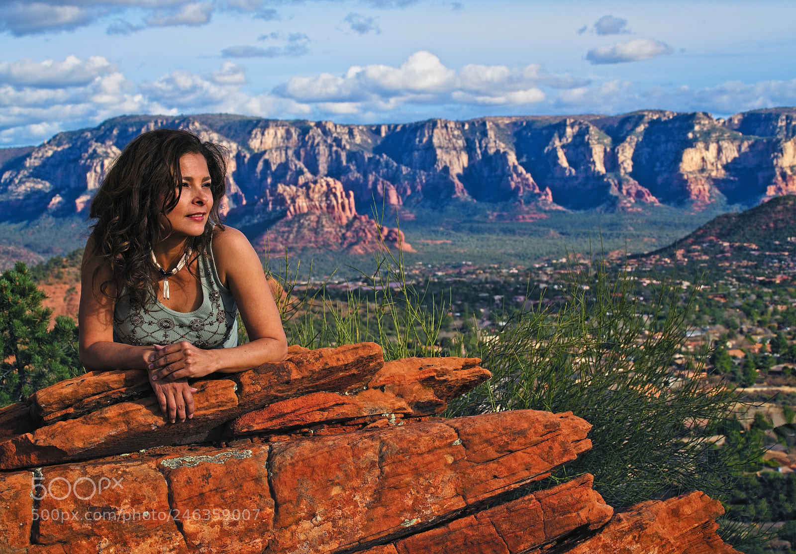 Sony a7R II sample photo. Sedona girl photography
