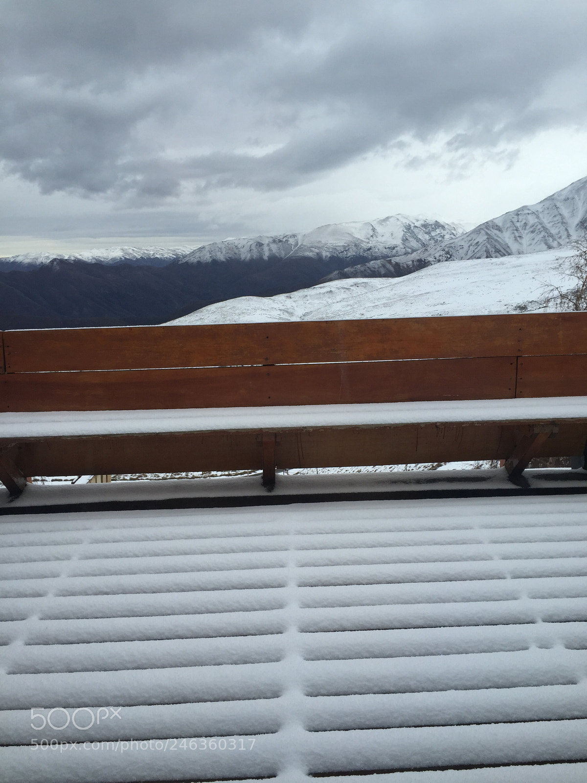 Apple iPhone 6 sample photo. Snowy andes afternoon photography