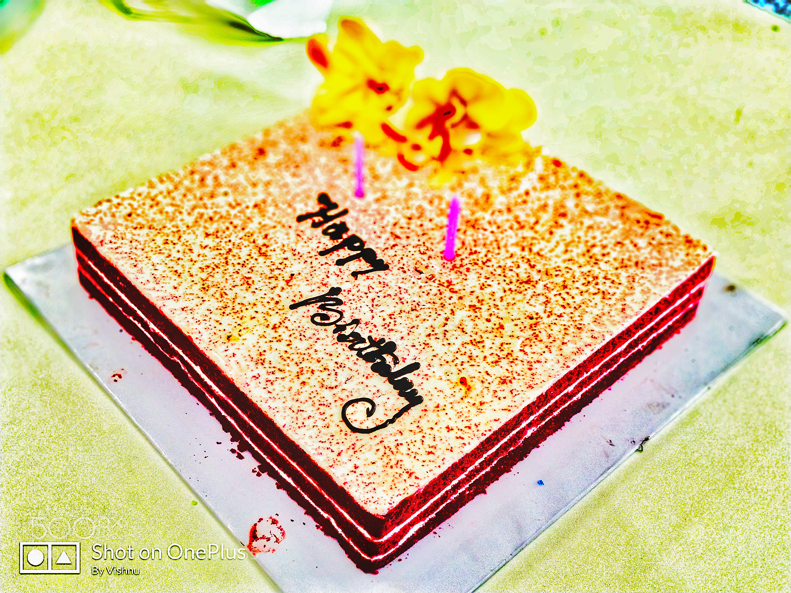 OnePlus 5 sample photo. Cake photography
