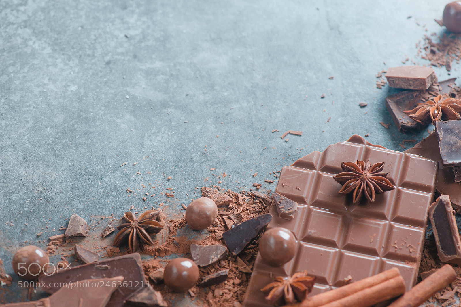 Nikon D800 sample photo. Broken chocolate bar with photography