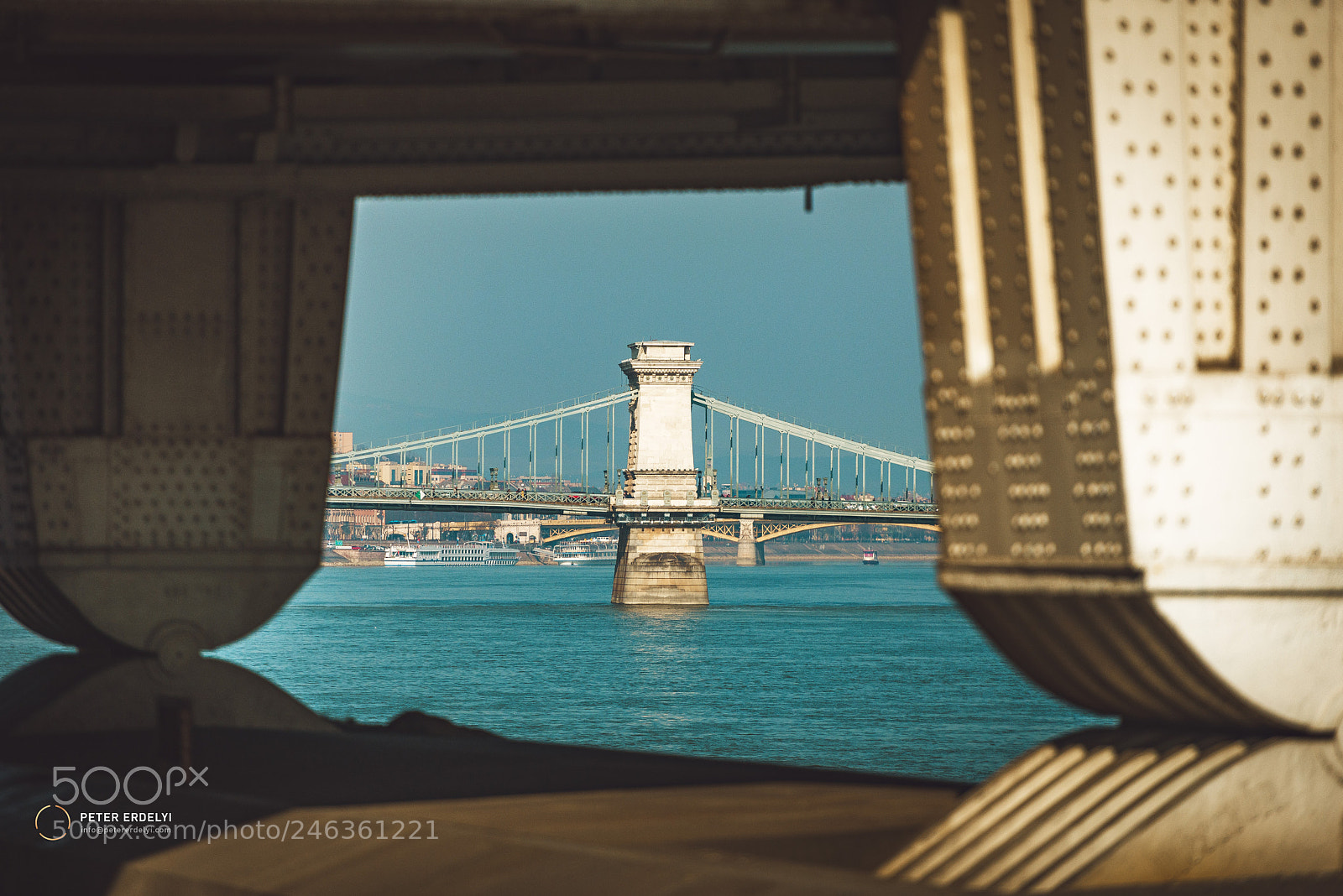 Nikon D610 sample photo. Chain bridge, budapest photography