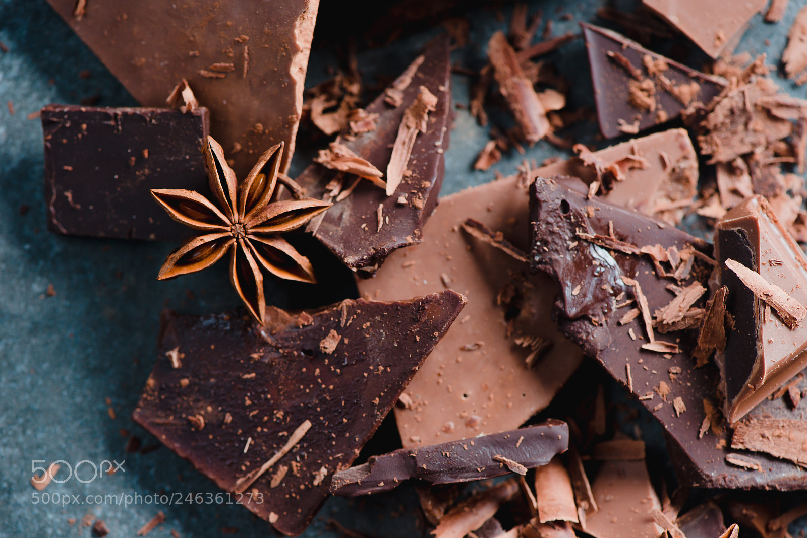 Nikon D800 sample photo. Chocolate pieces with spices photography