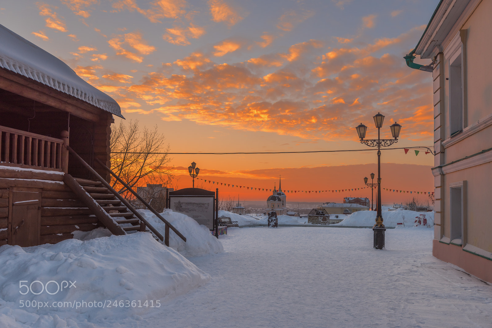 Nikon D810 sample photo. Winter evening photography