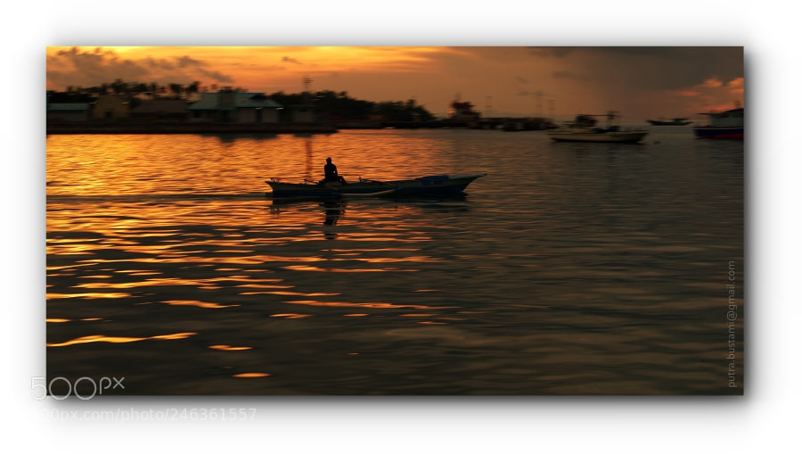 Pentax K-5 sample photo. Ina marina - sunset photography