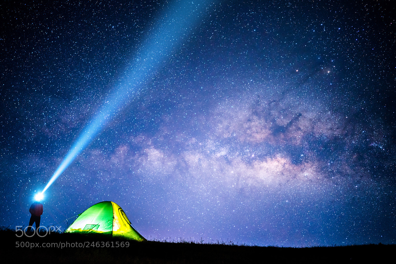 Sony a7R II sample photo. Camping under the milky photography